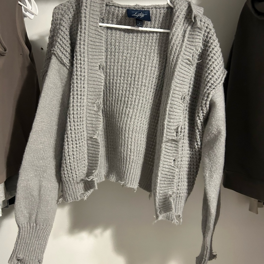Daytrip Light Gray Women's Cardigan